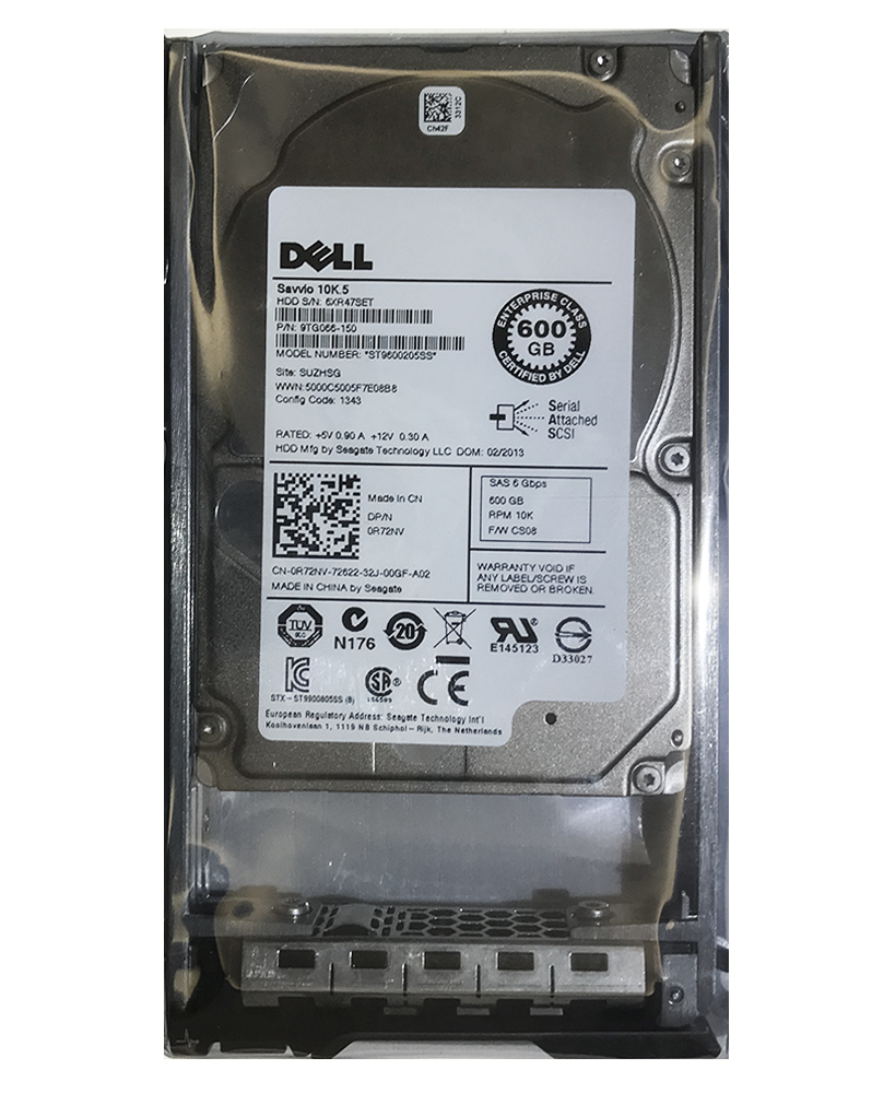 Dell 600GB 10k RPM 6Gbps SAS 2.5" SFF HDD