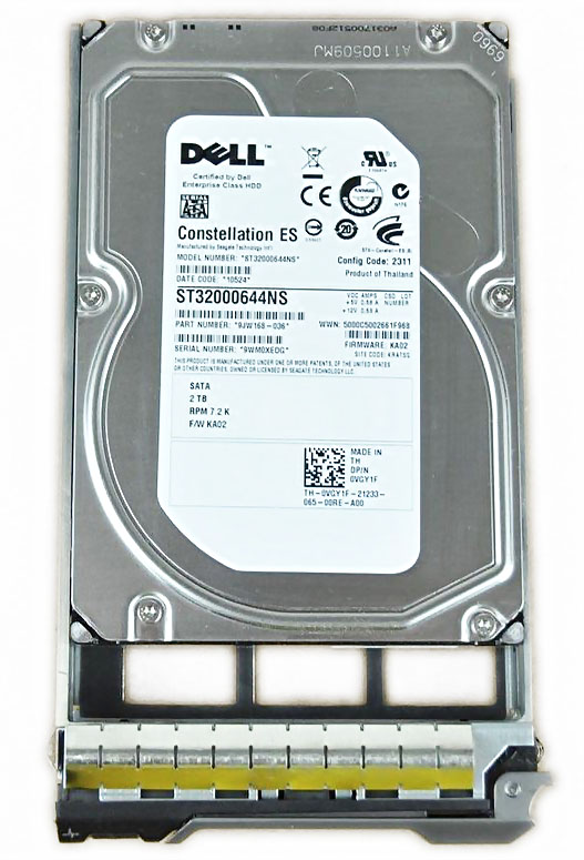 2TB 7.2K RPM SATA 6Gbps 3.5in Cabled Hard Drive