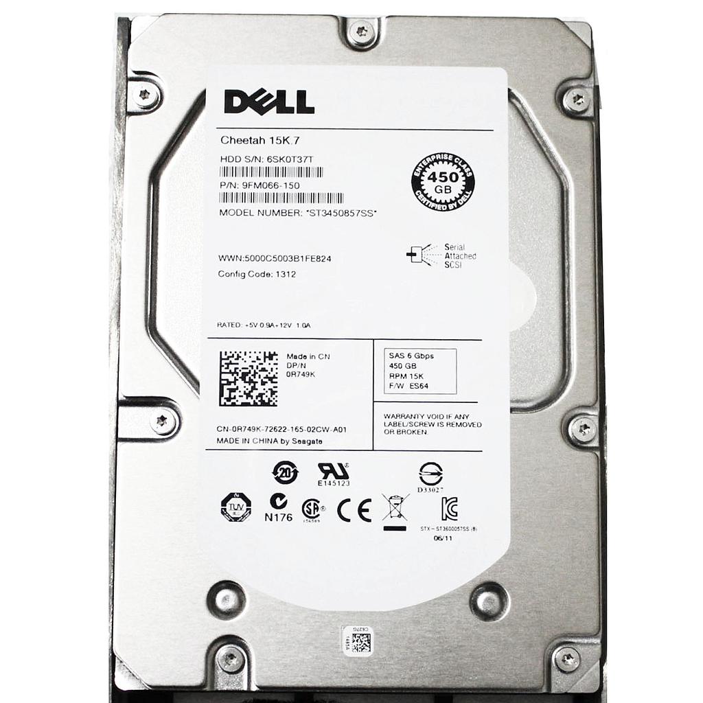 戴尔硬盘 Dell 450GB 15K 3.5" SAS HDD