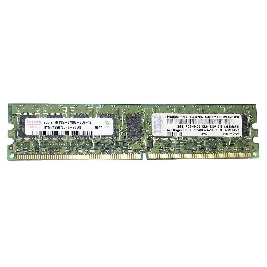2GB 2RX8 PC2-6400E ECC