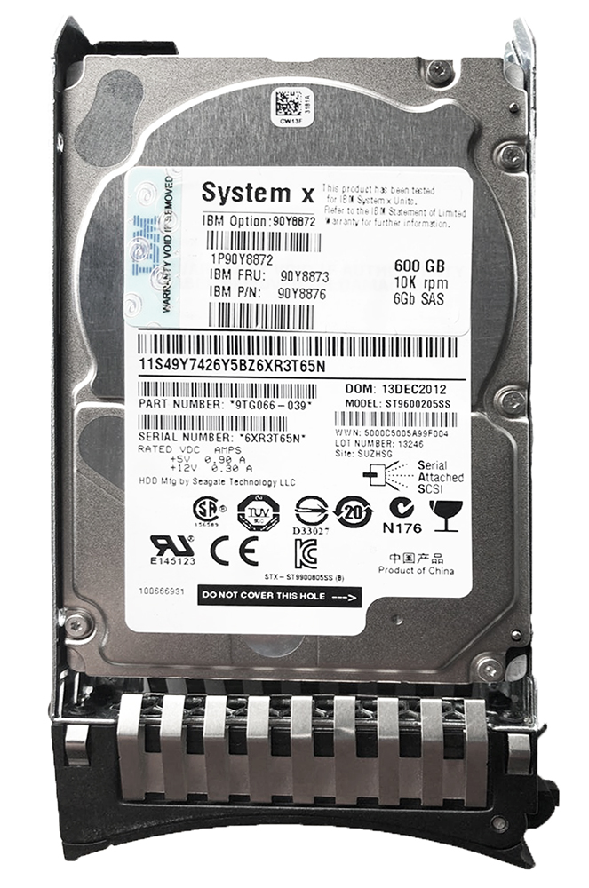 IBM 600GB 10K 6GBPS SAS Hot Swap HDD     