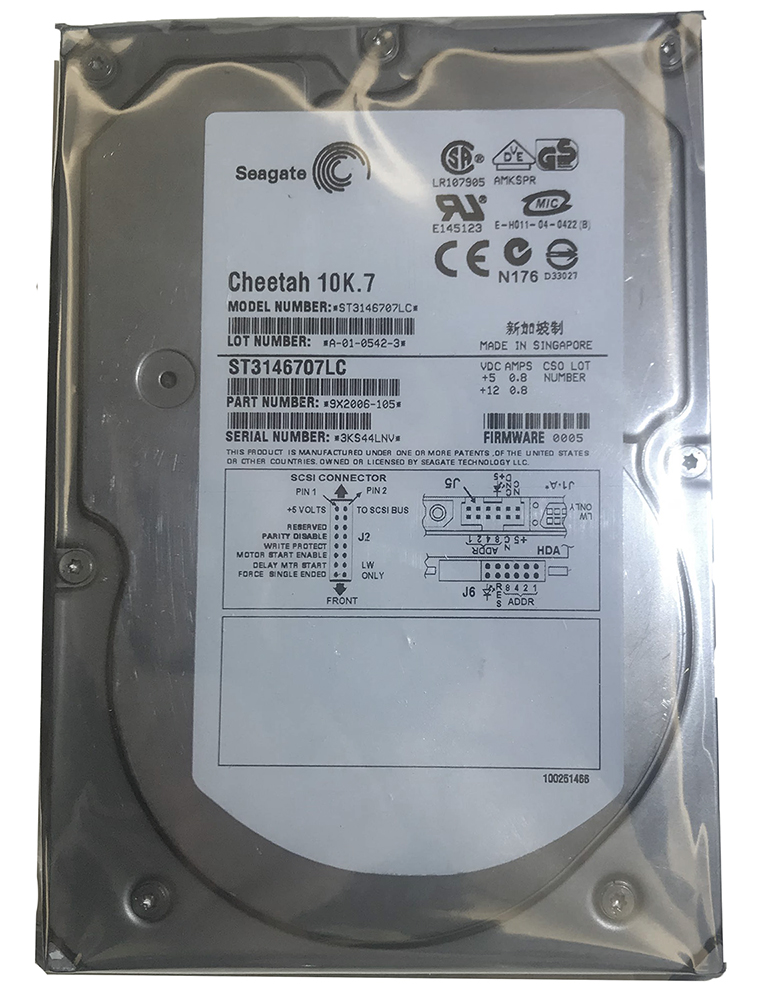 希捷硬盘Seagate 146G 10K U320 80 SCSI 3.5" HDD