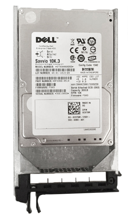 Dell 300GB 10k RPM 6Gb SAS SFF 2.5" HDD