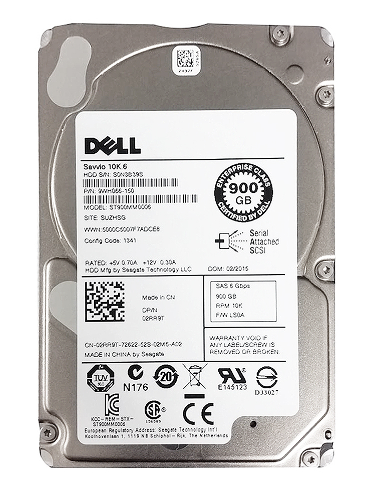 戴尔硬盘 Dell 900GB 10K RPM 6Gbps SAS SFF 2.5" HDD