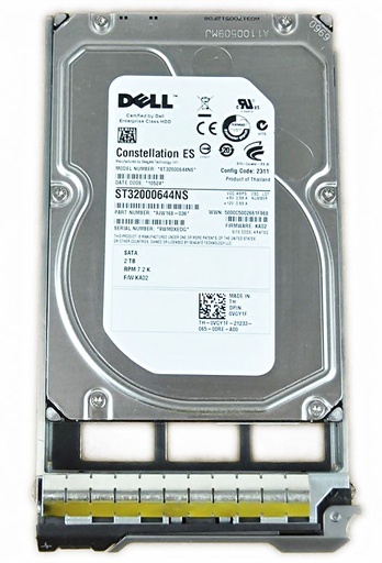 [ST32000644NS/0VGY1F] 2TB 7.2K RPM SATA 6Gbps 3.5in Cabled Hard Drive