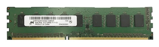 [MT18JSF51272AZ-1G6M1ZF] 4GB 2RX8 PC3-12800E DDR3 ECC RAM