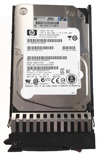 [518022-002/507129-010] HP 146GB 15k RPM 6G DP SAS 2.5" SFF HDD
