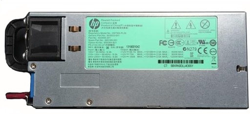 [656364-B21/643933-001/660185-001] 惠普电源 HP Power Supply 1200W Common Slot Platinum Plus Hot Plug 