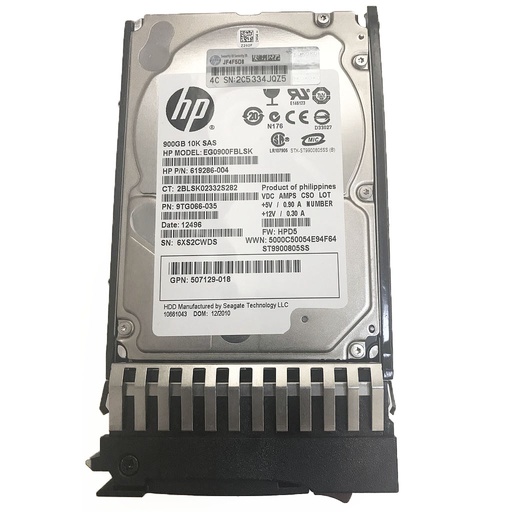 [619286-004/693569-004/9TG066-035/507129-018/ST9900805SS] 900GB Server HP Hardisk Drive
