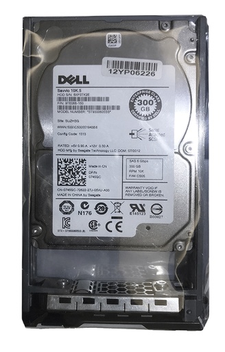[ST9300605SS/0745GC/9TE066-150] Dell 300GB 10k RPM 6Gb SAS 2.5" SFF HDD