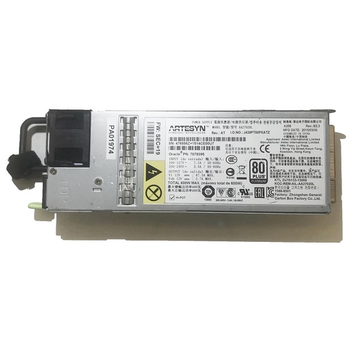 [7079395/AA27020L] Sun A256 600 Watt AC Input Power Supply