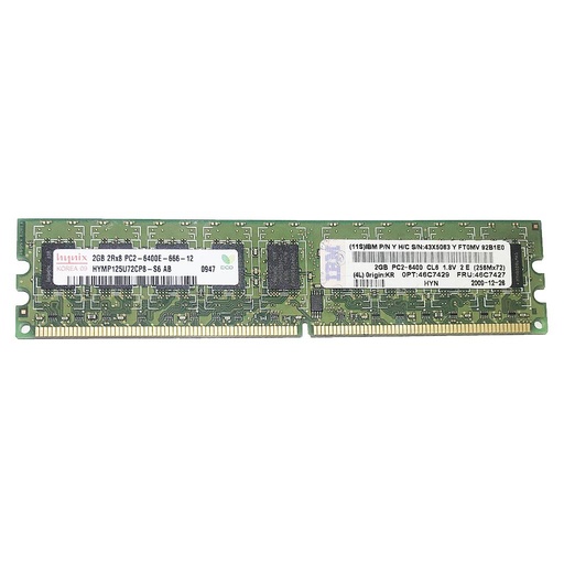 [46C7427/46C7429/43X5083/HYMP125U72CP8] 2GB 2RX8 PC2-6400E ECC