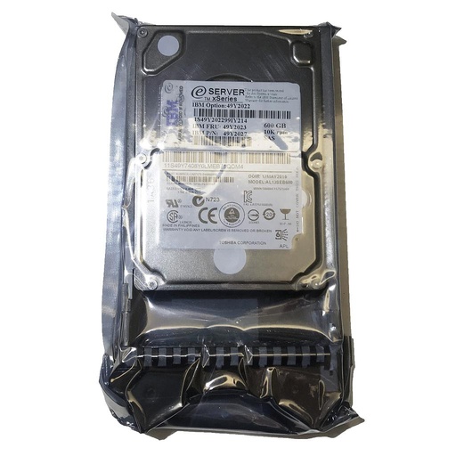 [49Y2023/49Y2022/49Y2027] IBM 600GB 10k 2.5 Inch SFF SAS 6G HDD