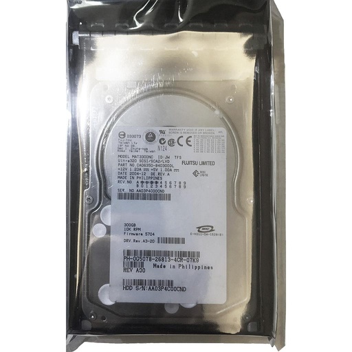 [0G5078/MAT300NC] Fujitsu 300GB U320 10K 80P SCSI HDD