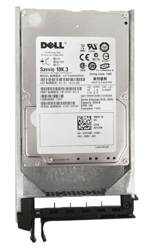 [0C975M/ST9300603SS/0T871K] 戴尔硬盘 DELL 300GB 10K 2.5" SAS HOT PLUG HDD