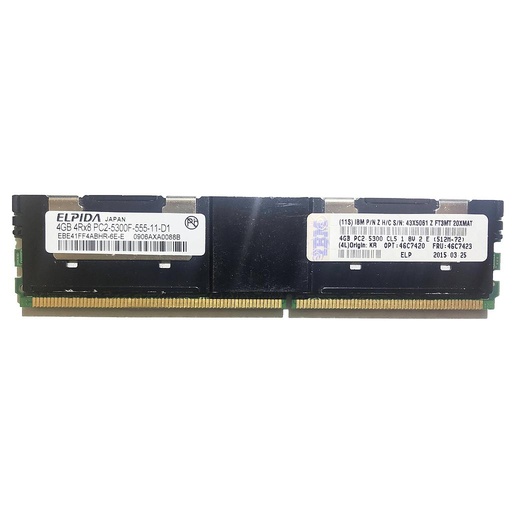 [43X5061/46C7420/46C7423] IBM 4GB 667MHz PC2-5300F DDR2 ECC DIMM