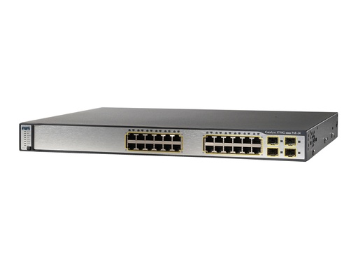 [WS-C3750G-24PS-S] CISCO WS-C3750G-24PS-S 24 Ethernet PoE Catalyst Switch 